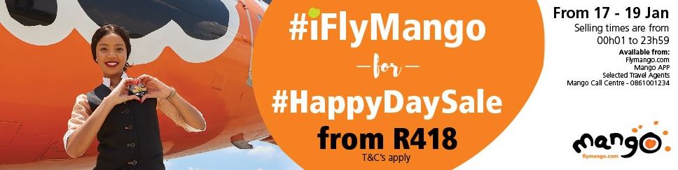 #iFlyMango Special, ending on the 19th January 2017