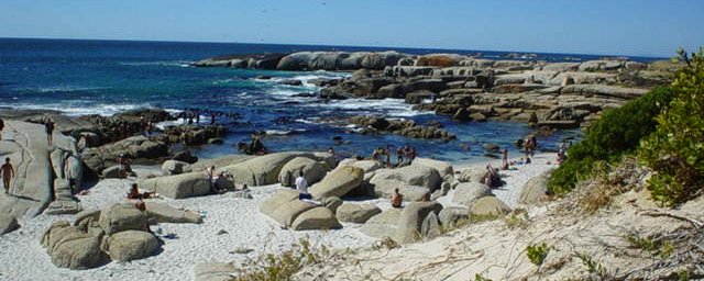 Sandy Bay Beach in Cape Town
