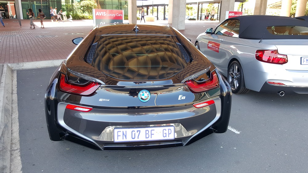 BMW i8 e Drive being hired out as aan Avis Luxury Vehicle