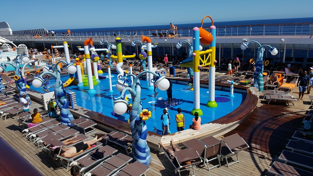 Doremi Spray Park on the MSC Sinfonia cruise ship