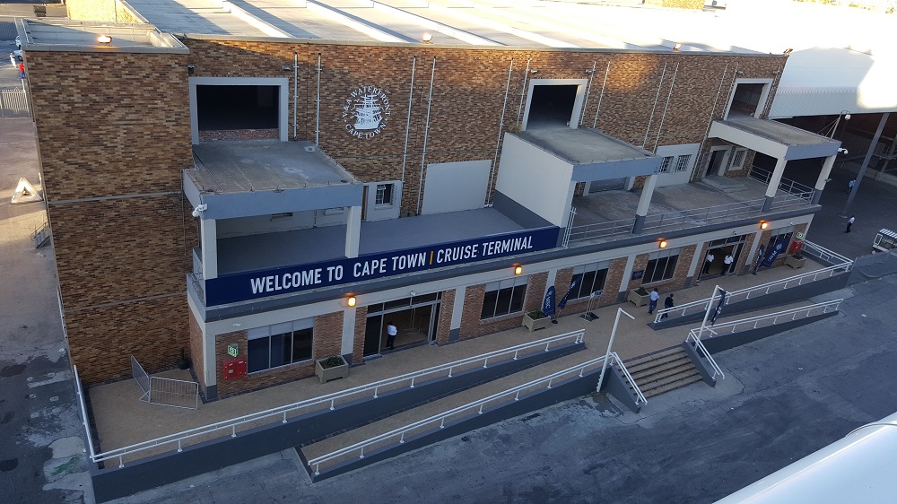 Welcome to Cape Town Cruise Terminal - sign