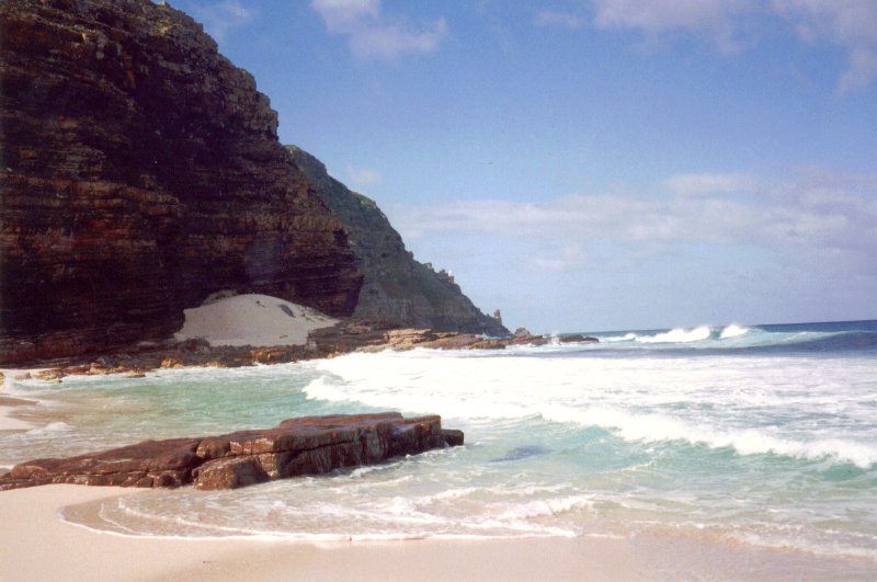 Diaz beach looking towards Cape Point