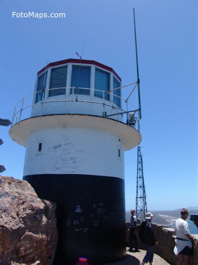 Historic lighthouse at Cape Point